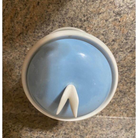 Rare Vintage Sanrio Hello Kitty Blue Angel Jar - Picture 4 of 5